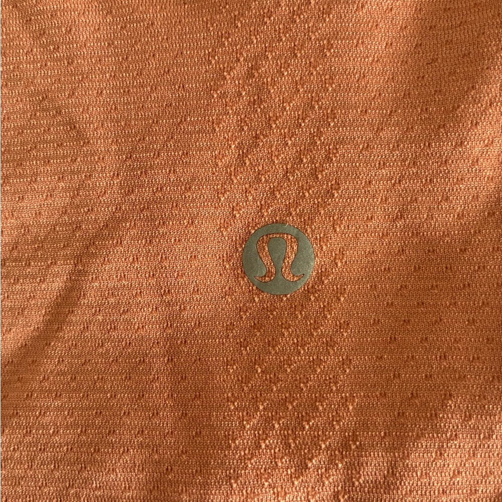 Lululemon Orange Crew Neck Performance Shirt - image 5